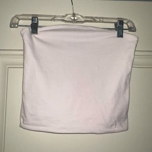 brandy melville tube top, light pink (size S)